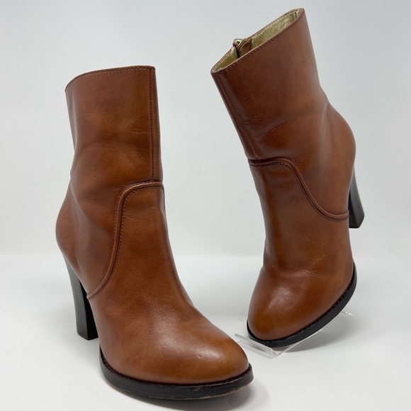Elaine Turner Leather Boots - Picture 1 of 12